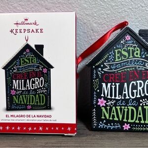 Hallmark *NEW* 2016 “El Milagros De La NAVIDAD” Christmas Ornament